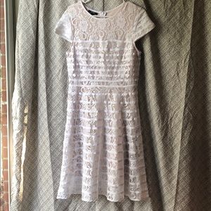 Alfani Beautiful White lace dress